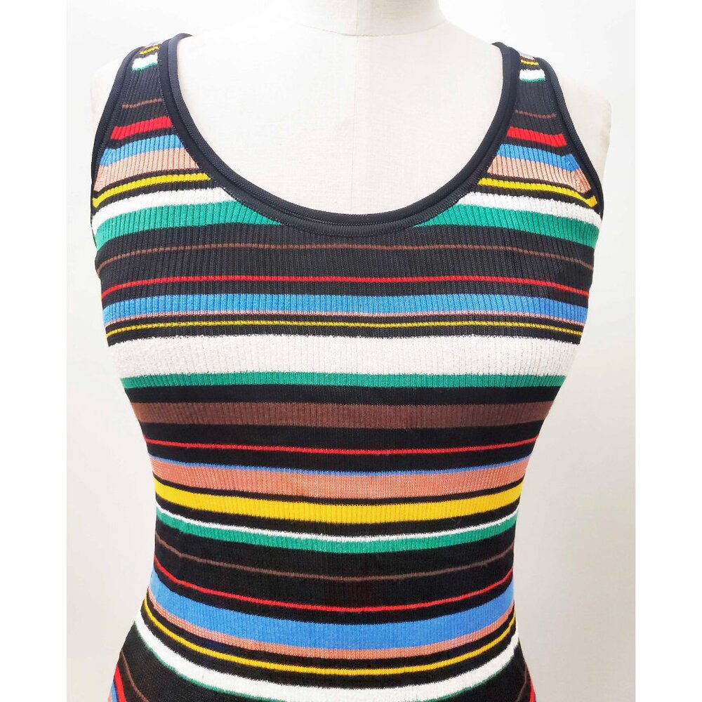 Missoni Womens Sleeveless Striped Knit Long Colorful Tube Dress 42 / 6 NWT - Picture 5 of 14